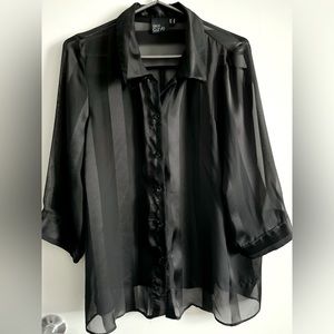 ASOS Curve Black Blouse